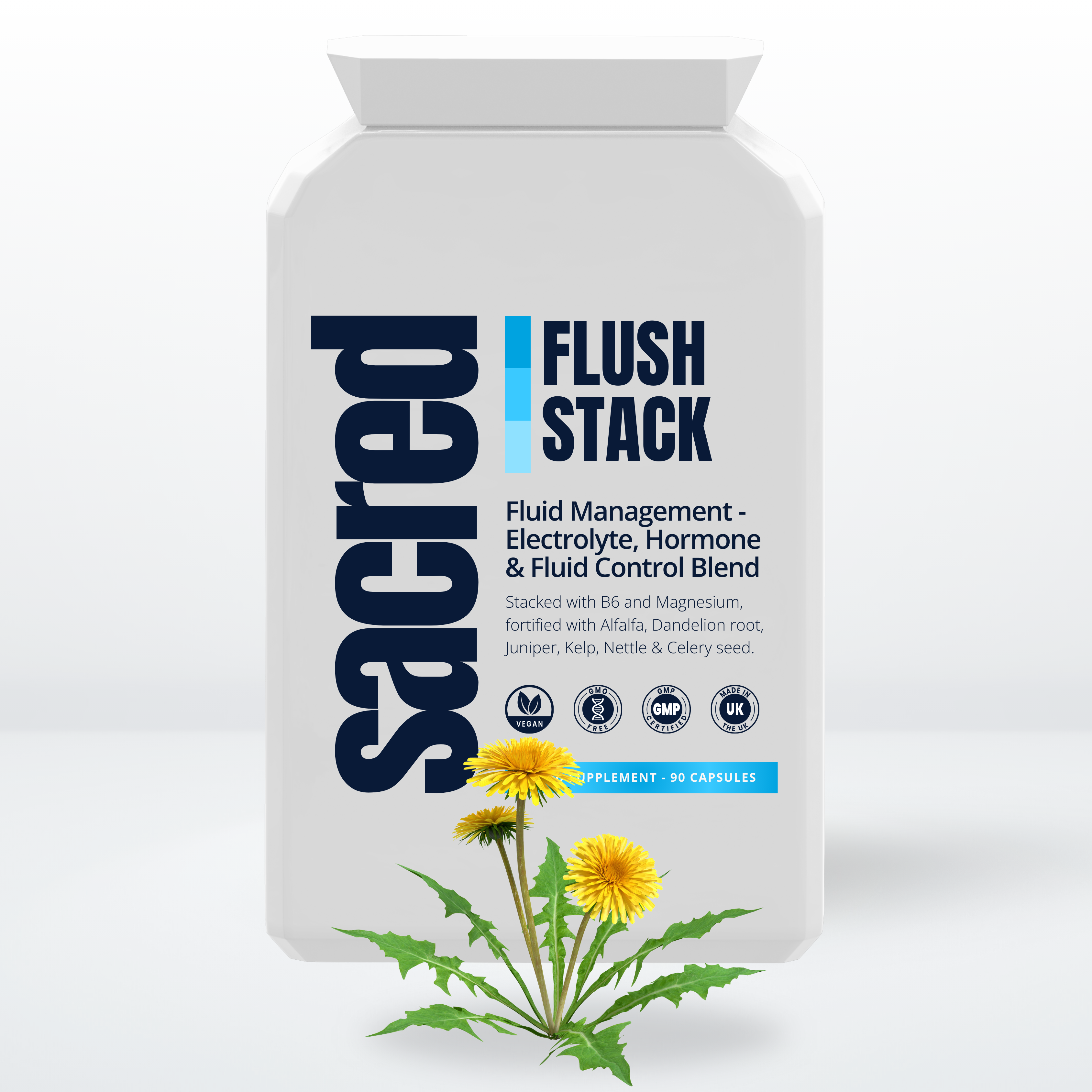 Water Retention and Electrolyte Balance Formula - Flush Stack