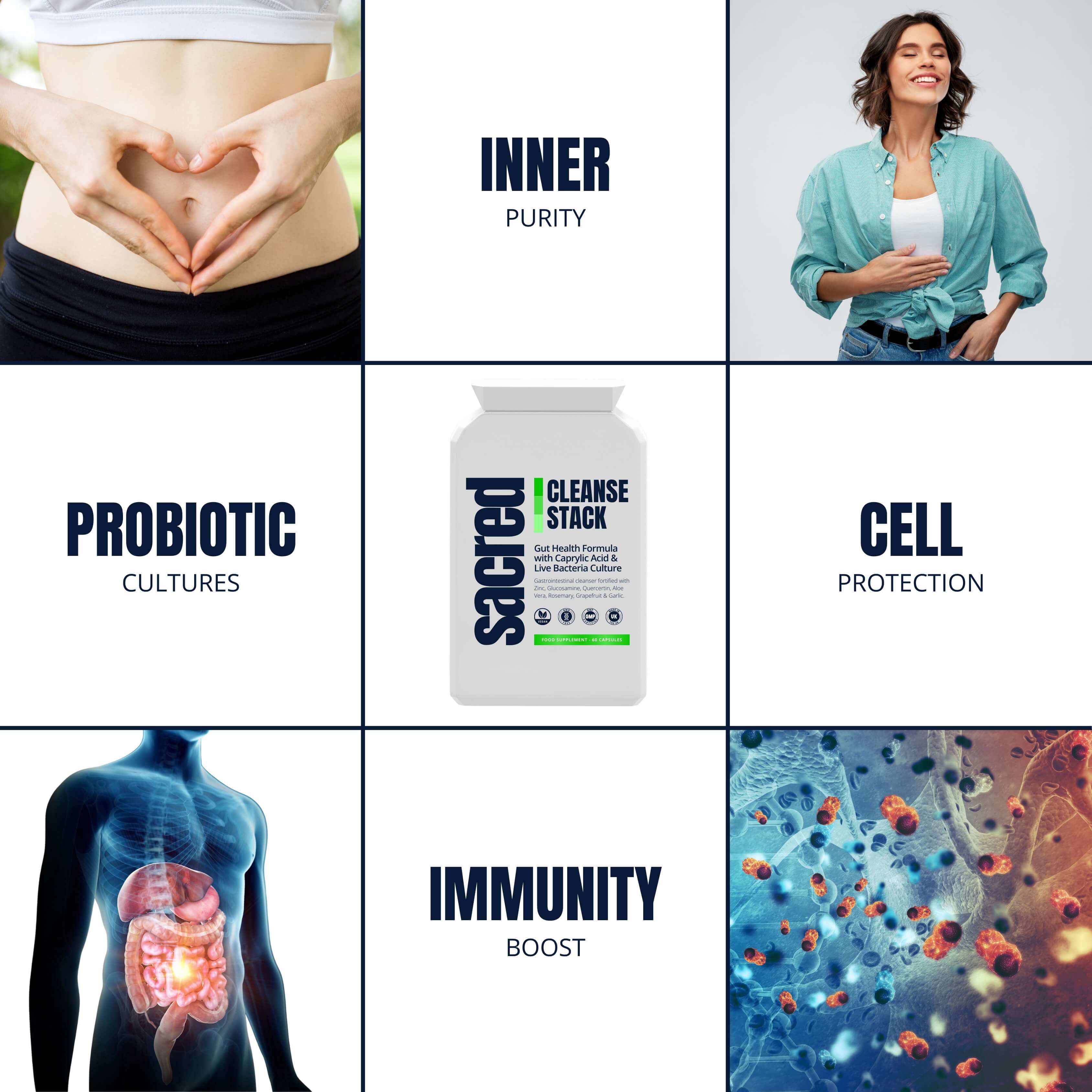 Probiotic Gut Health & Digestive Support | Cleanse Stack